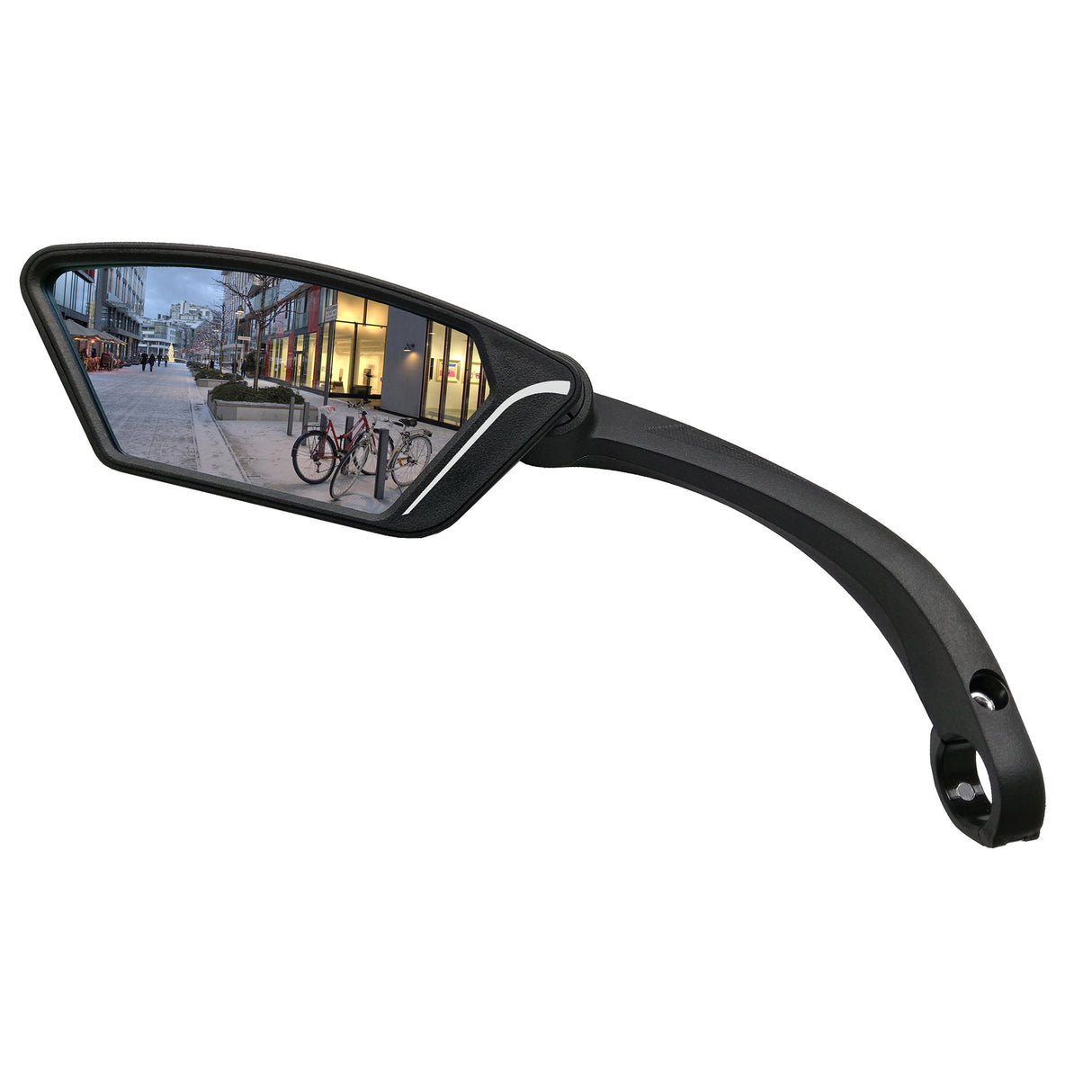 VWP Bicycle Mirror Nastavitelné e-bike 12 cm vlevo černá