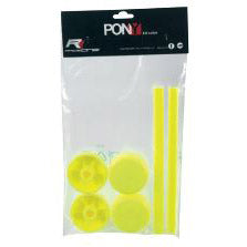 Saccon display stand styling set pony yellow