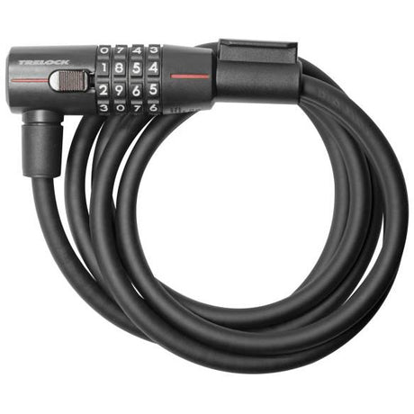 Trelock SK415 Código de trava de cabo em espiral 180 15mm preto