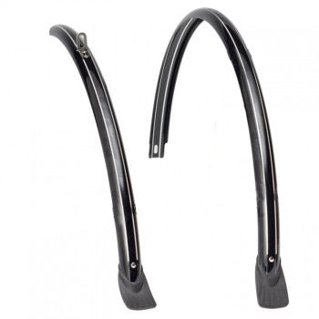 Eurofender Mudguard Set 46mm 28 ouni Réckt schwaarz
