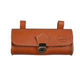 Selle Monte Grappa Saddle Bag Leather Cognac med logo