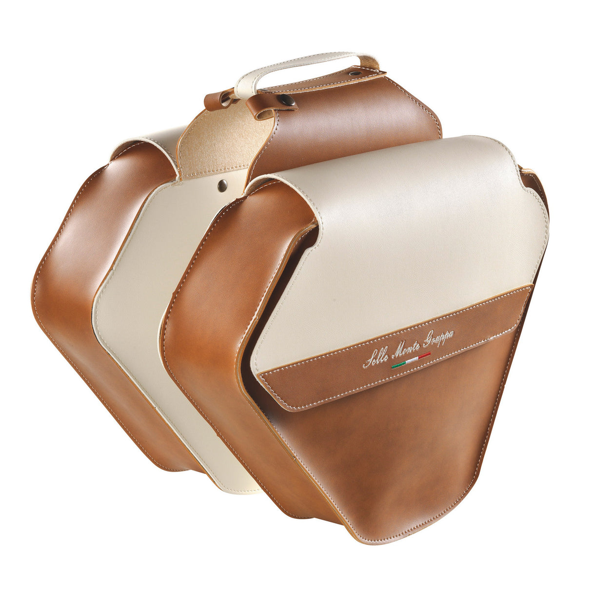 Selle Monte Grappa Doppelbag 17,5l Mode Skay Honey Creme