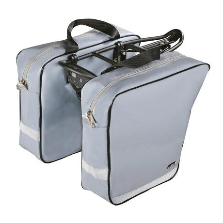 Monte grappa dressbag l+r 15l lakk med glidelås grå