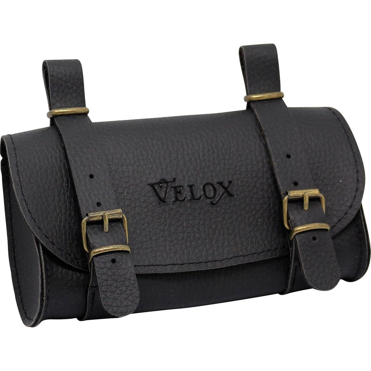 Velox Saddel Bag Vintage Skai Lieder schwaarz