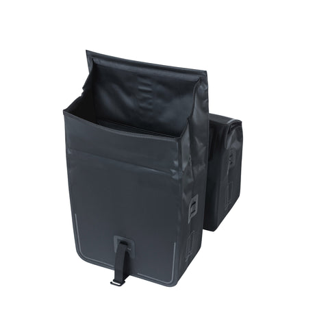 Basil Urban Dry double pannier, waterproof, 50L, matte black