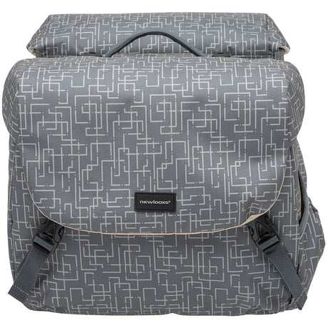 Mondi Joy Dubbele Fietstas - Racktime Snap-it - Waterafstotend Polyester - 38L - Ivy Walnut