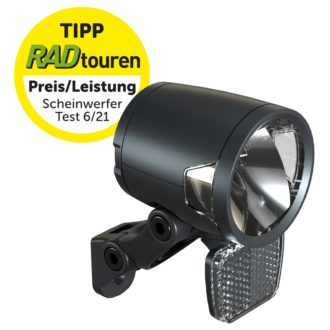 Sturmeyarcher Koplamp H-Black MR8 E-bike 6-12V 180 lumen zwart (box)