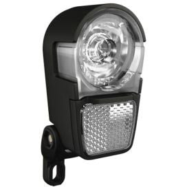 Strummyarcher Headlight H-Oit LED Batterie mam Reflexor schwaarz