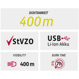 Belysningssæt VDO Eco Light M30 USB + Red USB