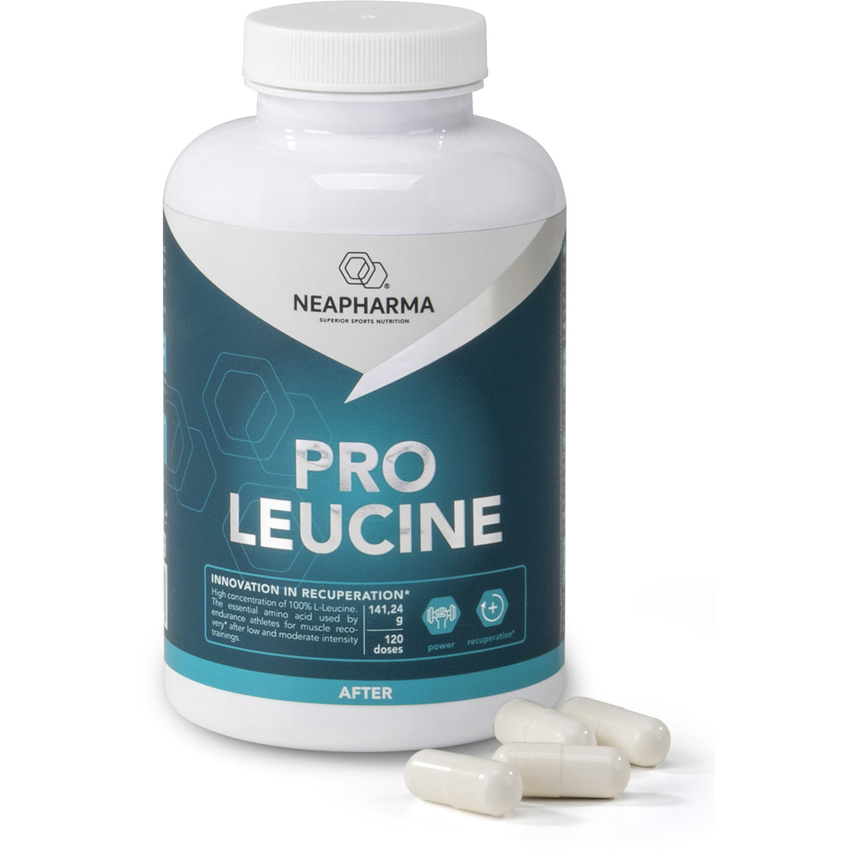 Neapharma Neapharma leucine capsules Leucine pot met 120 capsules