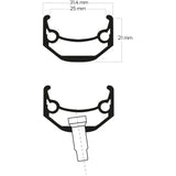 Qibbel Velg Andra 40 27,5 584 36g 14G disc alu zwart