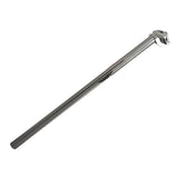 seat post fixed 27.2mm x 600 mm aluminum silver