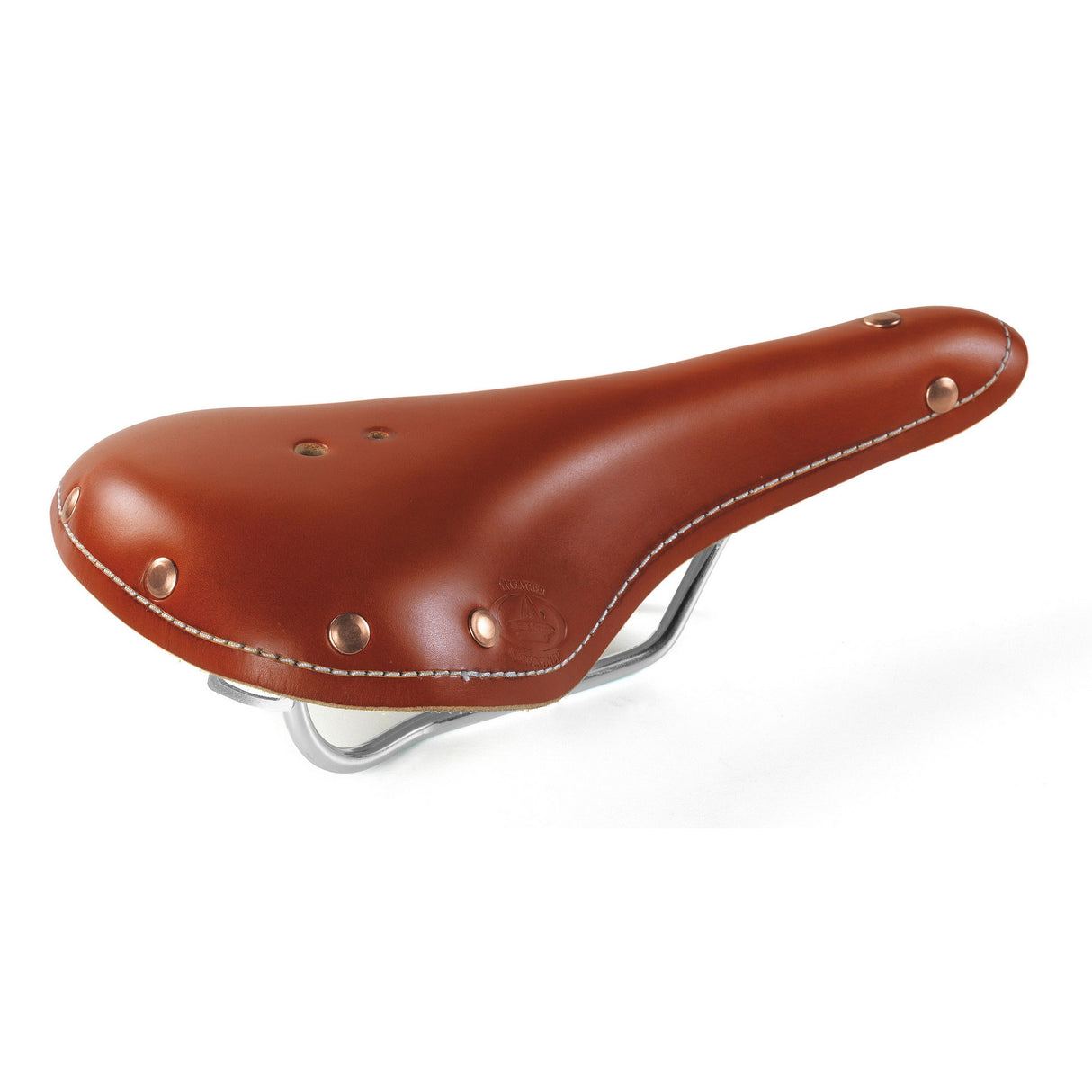 Selle Monte Grappa Saddle Old Frontiers Sport Leer Cognac