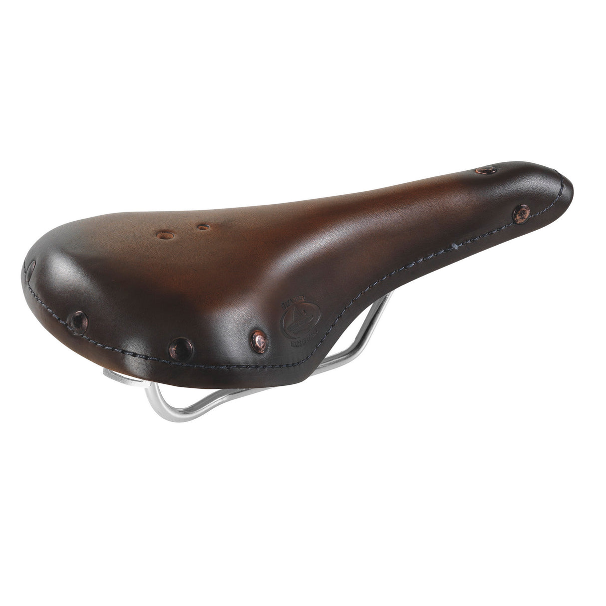 Selle Monte Grappa Saddle Old Frontiers Sport skórzana D-Bruin