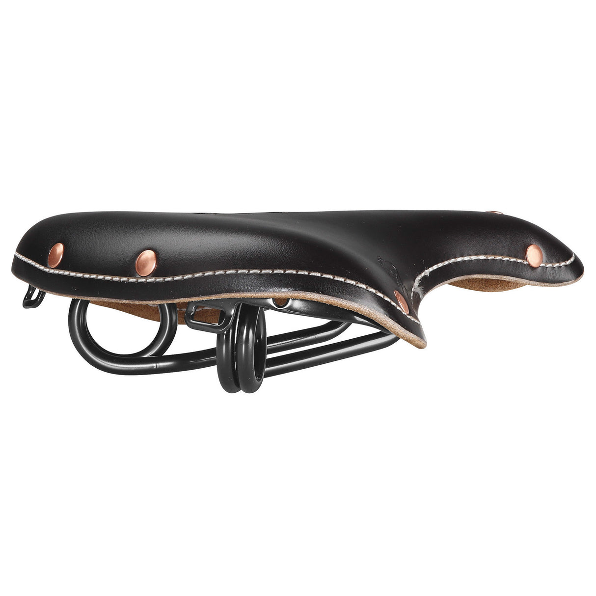 Selle Monte Grappa Saddle Old Frontiers Leather Black