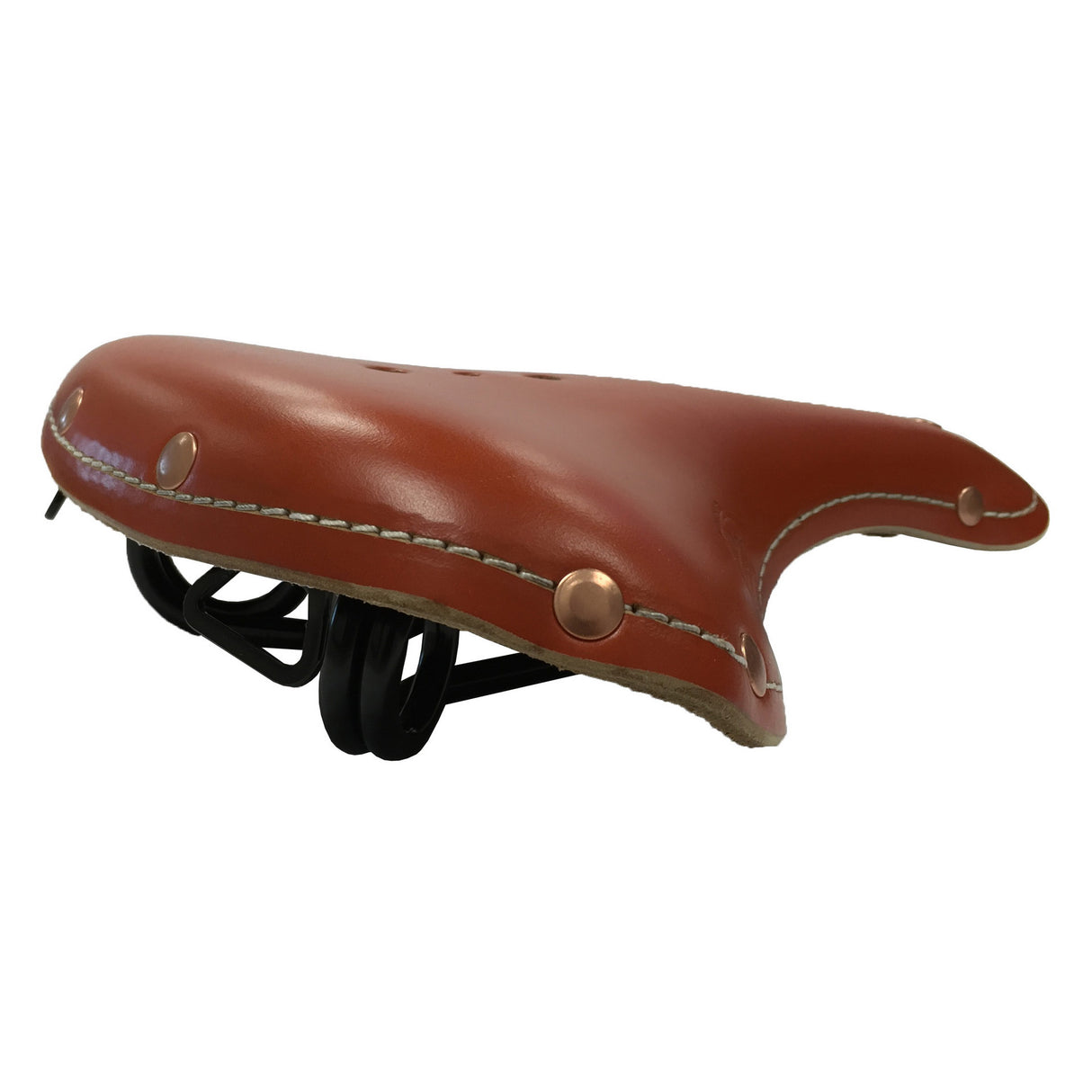 Selle Monte Grappa Saddle Old Frontiers Leather Cognac