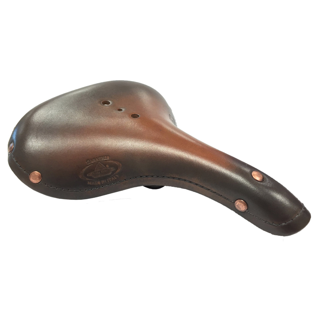 Selle monte grappa monte grappa saddle old frontiers classic leather d-brown
