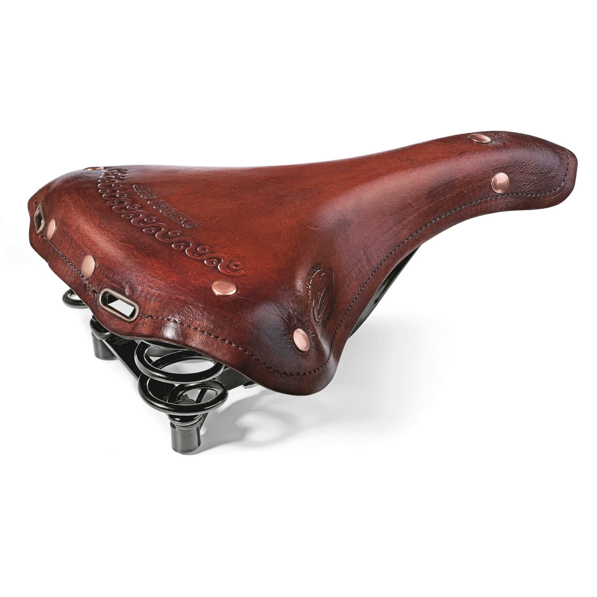 Selle Monte Grappa Saddle Veer Breed Charleston Oxford Leather D-Bruin