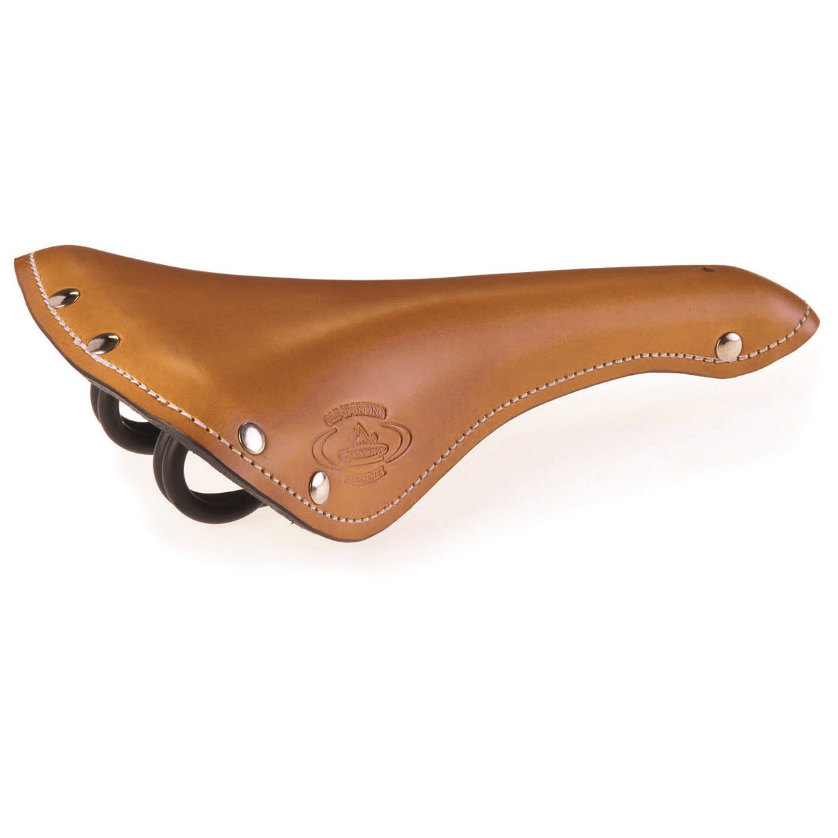 Selle Monte Grappa Sattel Old Sporting Leder Cognac