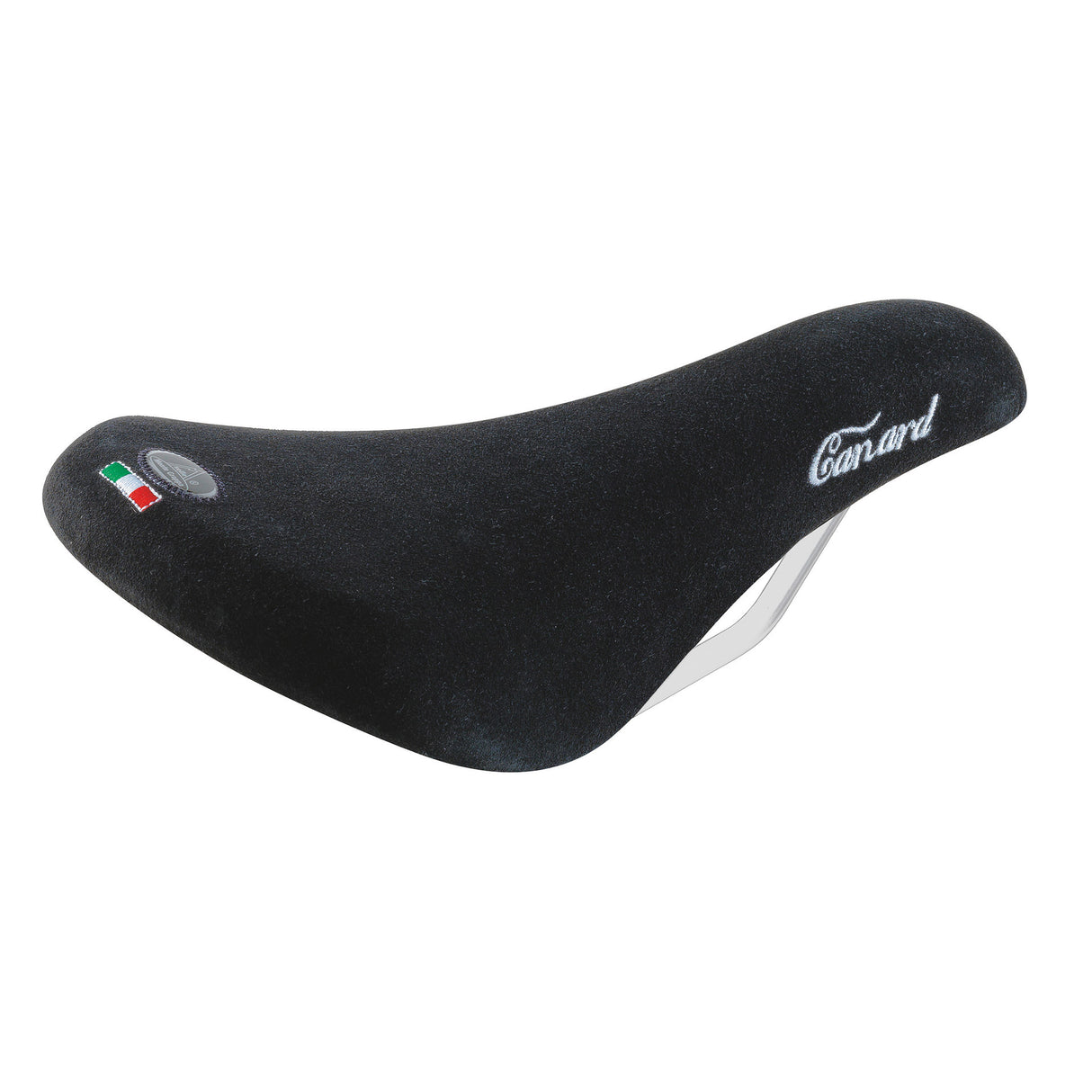 Monte Grappa Saddle Canard en cuir noir