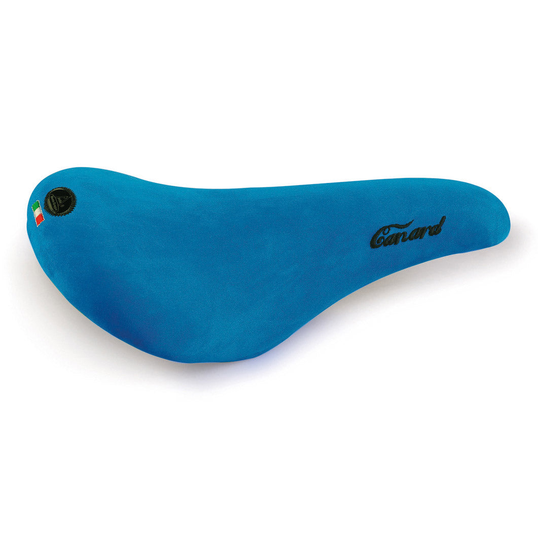 Selle Monte Grappa Saddle Canard en cuir bleu