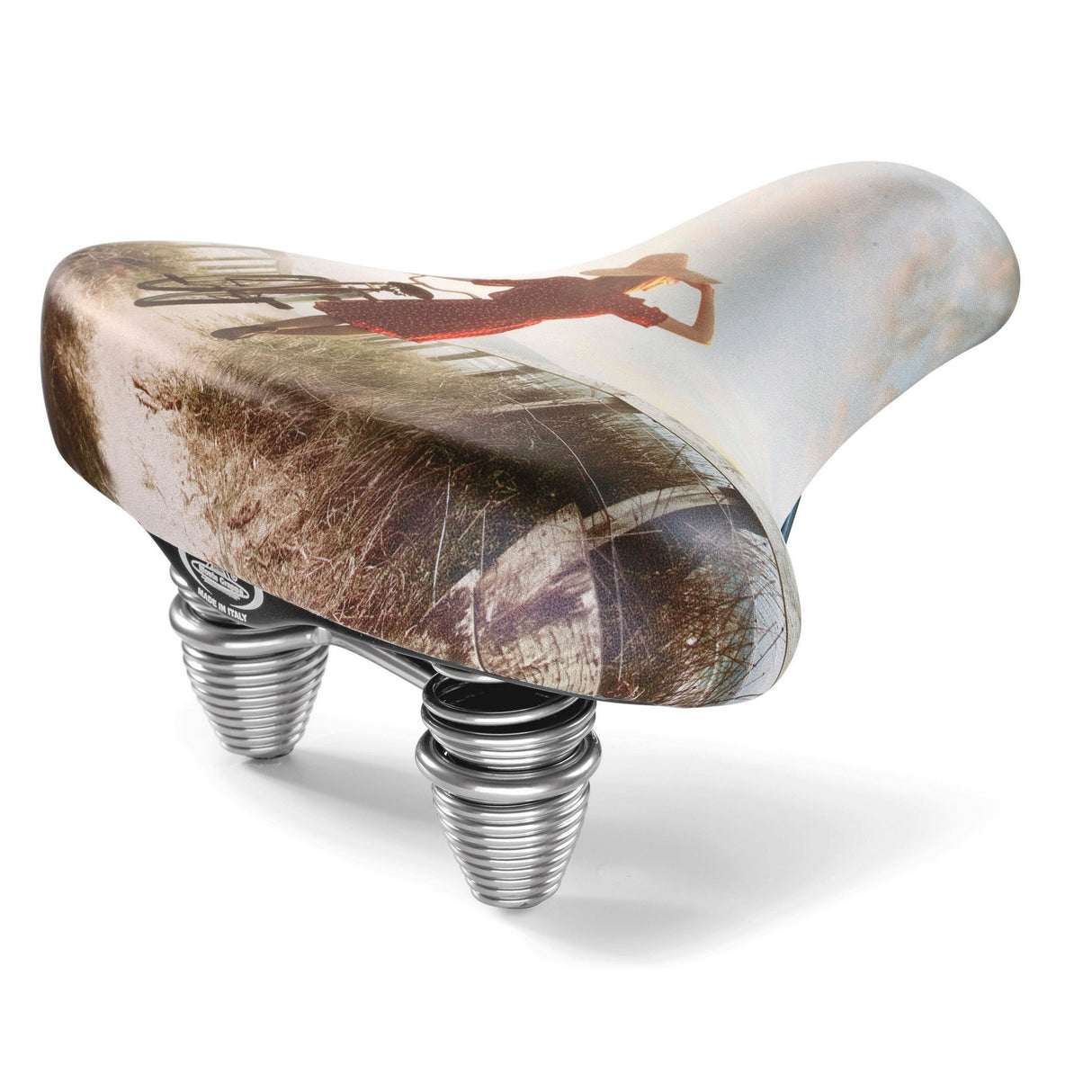 Monte Grappa saddle Horizon Cruiser Skay with suspension spring