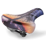 Monte Grappa saddle sunset horse skay with spring