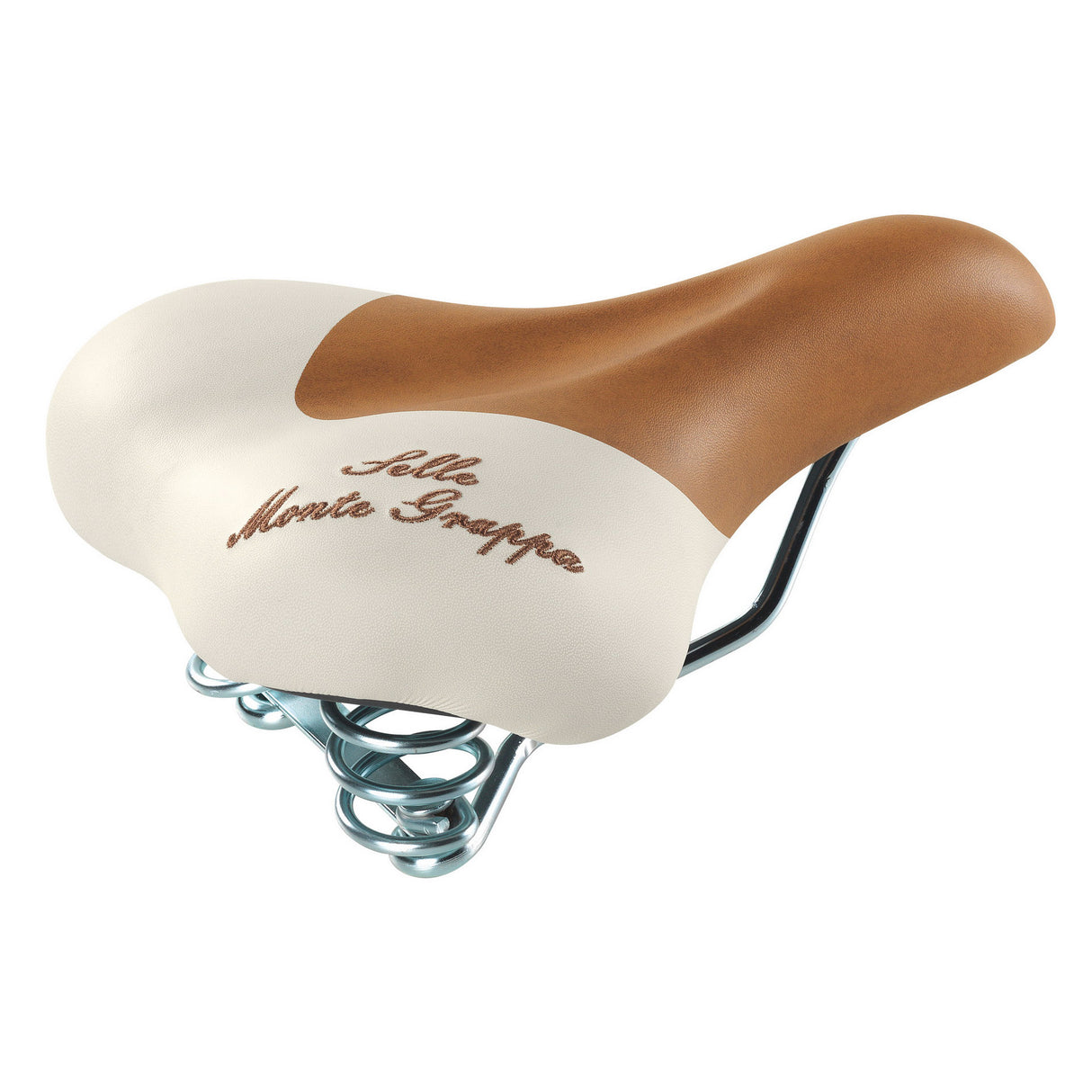 Selle Monte Grappa Saddle Fashion s veerovým medovým krémem