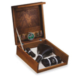 Monte Grappa three-piece leather top case set SMG in black