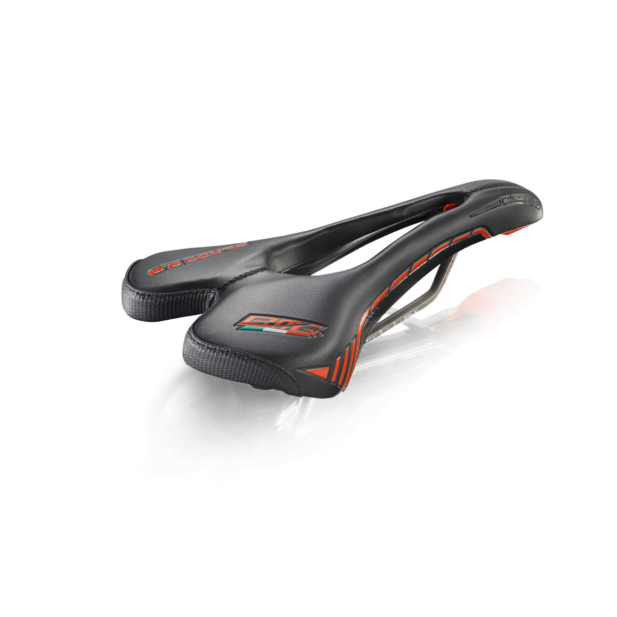 Selle Monte Grappa Saddle BMG Blade 2.0 Svart rødt