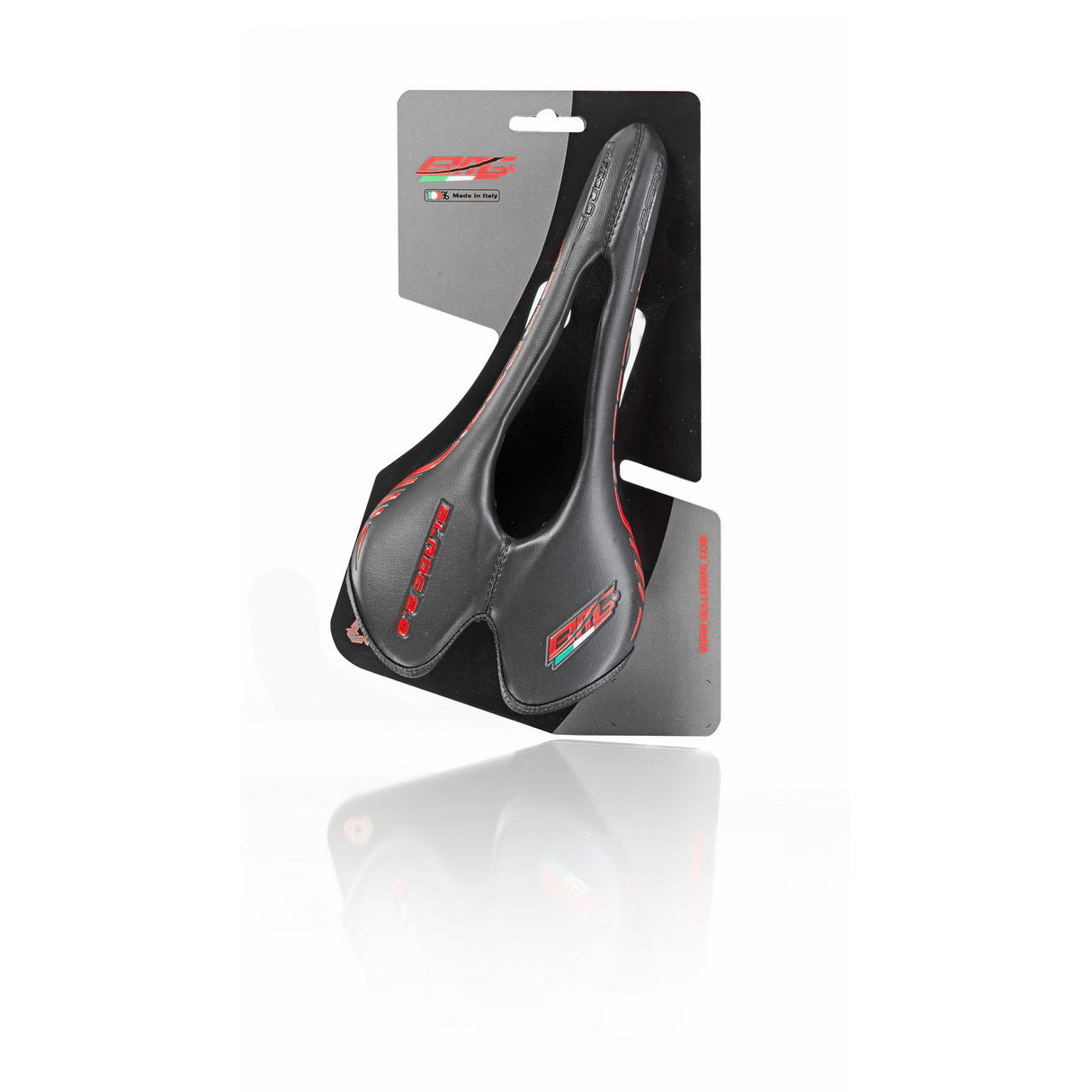 Selle Monte Grappa sedlo Bmg Blade 2.0 Črno rdeča