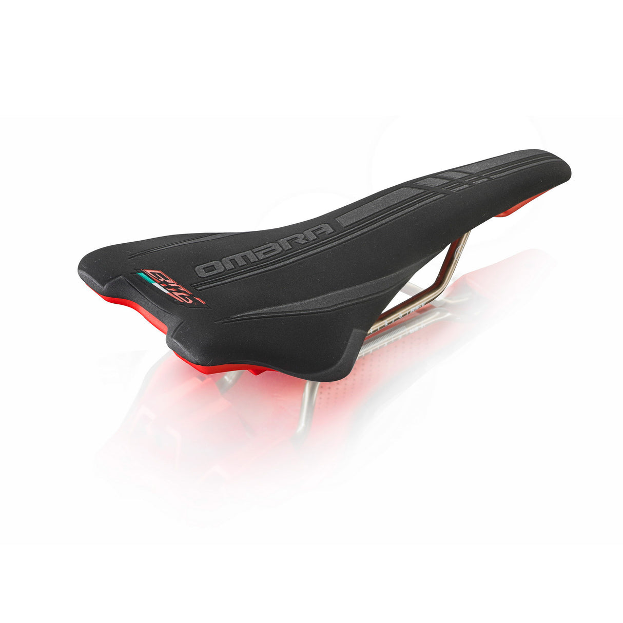 Monte Grappa saddle bmg ombra black red
