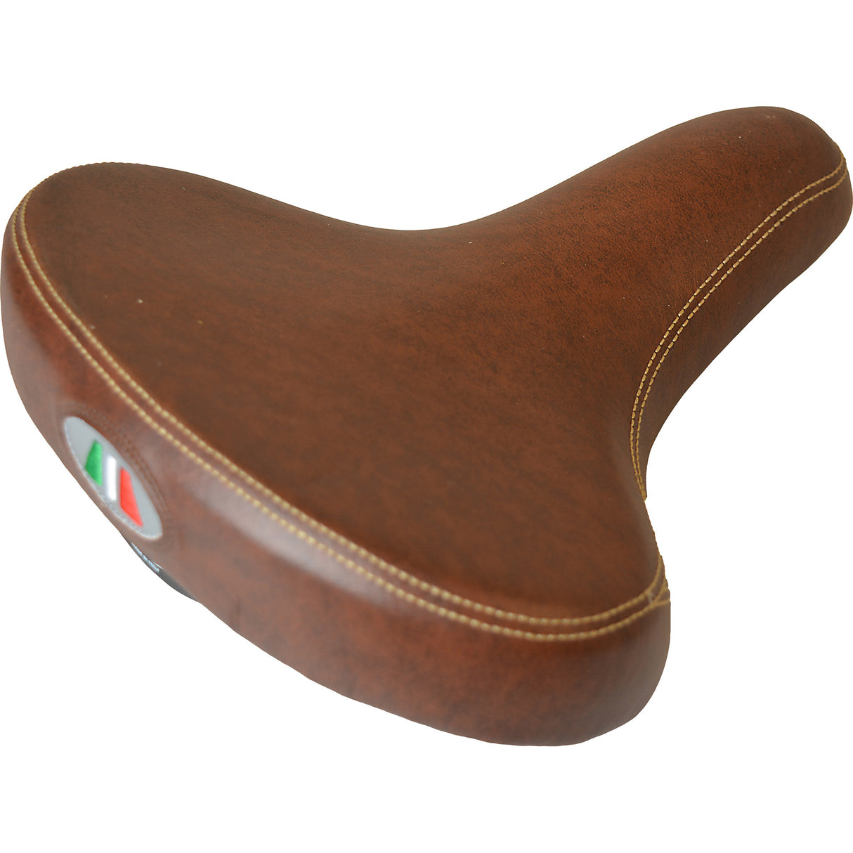 Selle Monte Grappa Saddle Selva Man Brown con elastomer