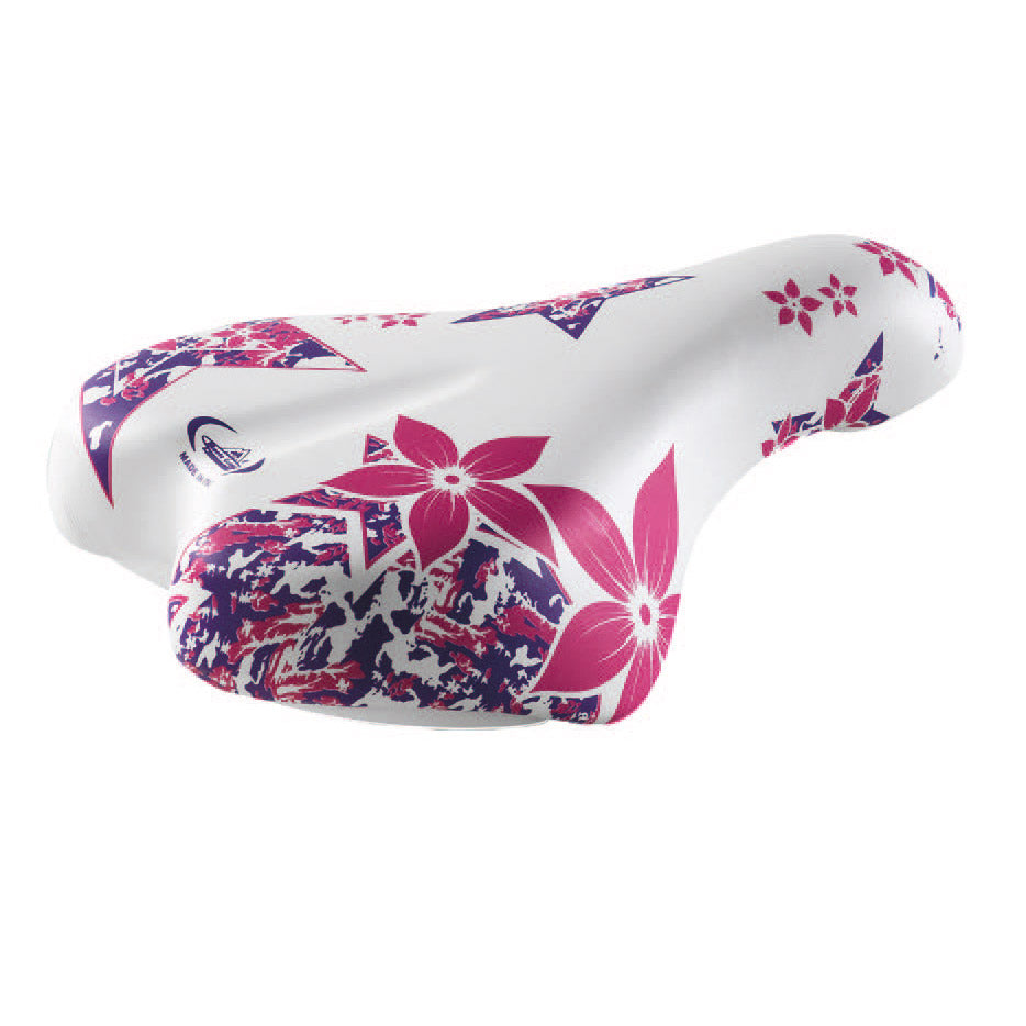 Selle Monte Grappa Children's Sadel 14-16 White Pink