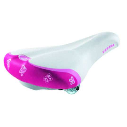 Selle Monte Grappa Children's Saddle Vereda White-Pink