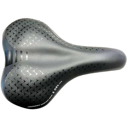 Selle Monte Grappa Saddle Asola 6200 Gel Steel Rail Black