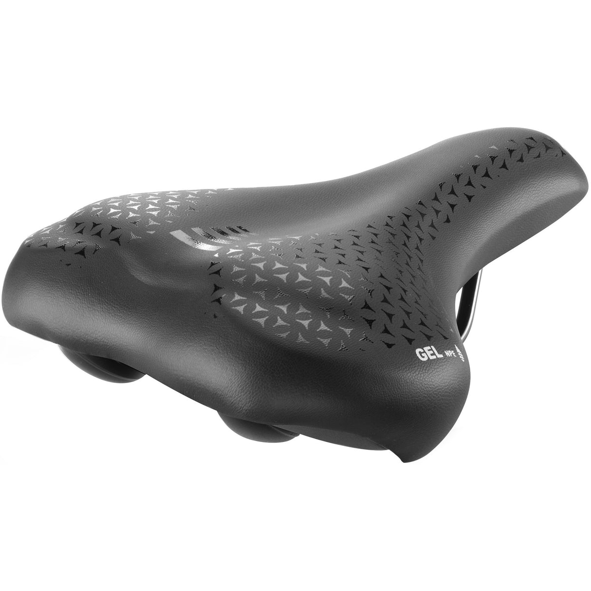 Selle Monte Grappa Zadel Asola 6200 gel stalen rail zwart