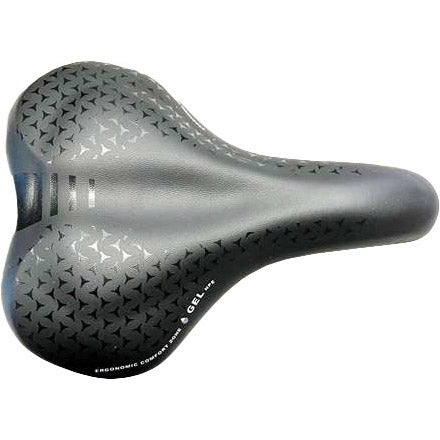 Monte grappa sadel asola 6200 gel plus elastomer rail svart
