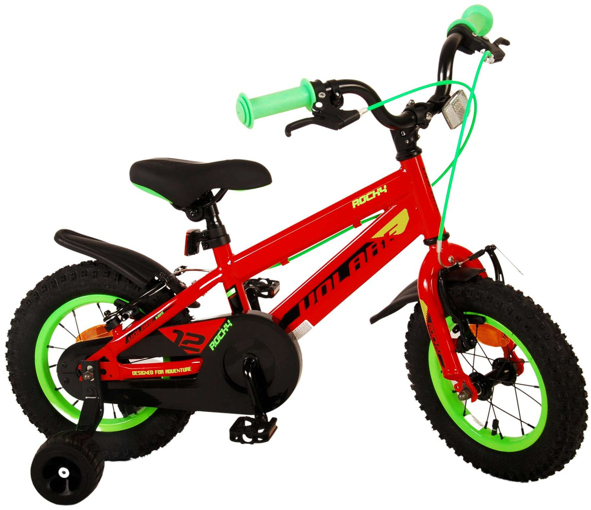 Volare Rocky Children's Bike Boys 12 -calowe czerwone hamulce dwoje ręcznych