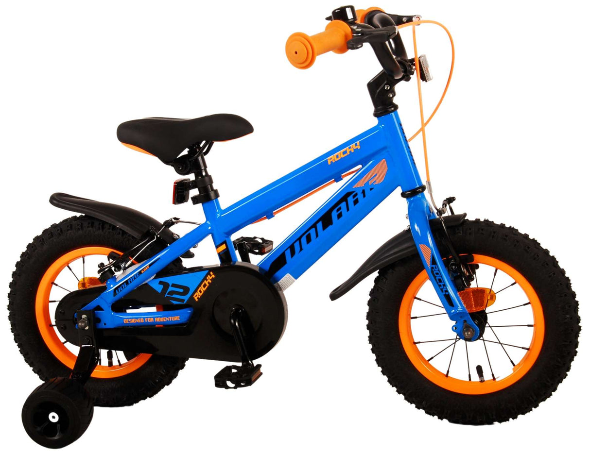 Volare Rocky Kinderfiets Jongens 12 inch Blauw Twee handremmen