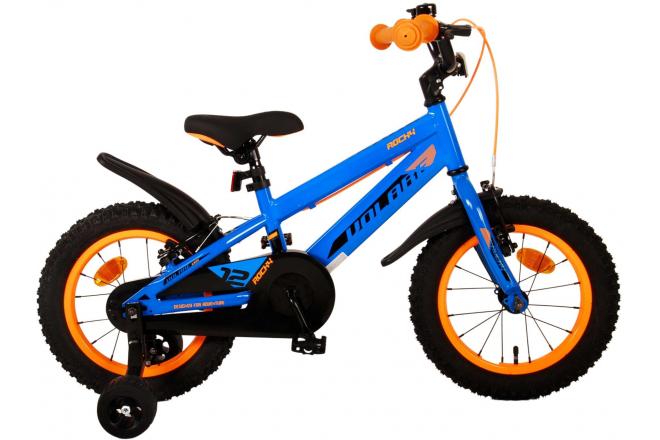 Volare Rocky Children's Bike Boys 14 -calowe Niebieskie Dwuprężnicy