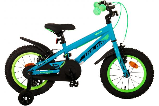 Volare Rocky Children's Bike Boys 14 pulgadas Verdes dos manos de la mano