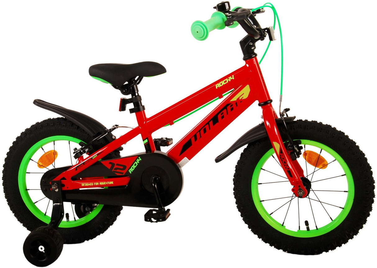 Volare Rocky Children's Bike Boys 14 Inch Red Two Hand brakes