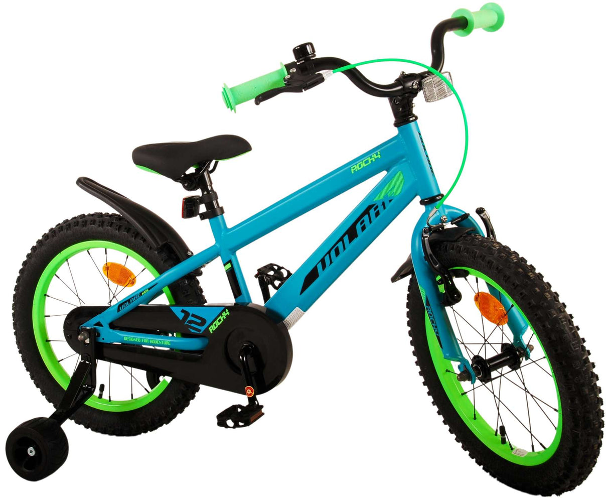 Volare Rocky Children's Bike Boys 16 palcové zelené