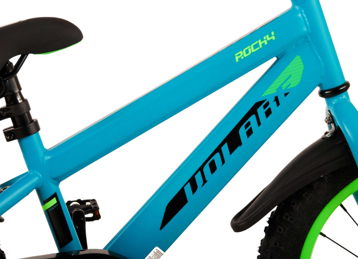 Volare Rocky Children's Bike Boys de 16 pulgadas Green