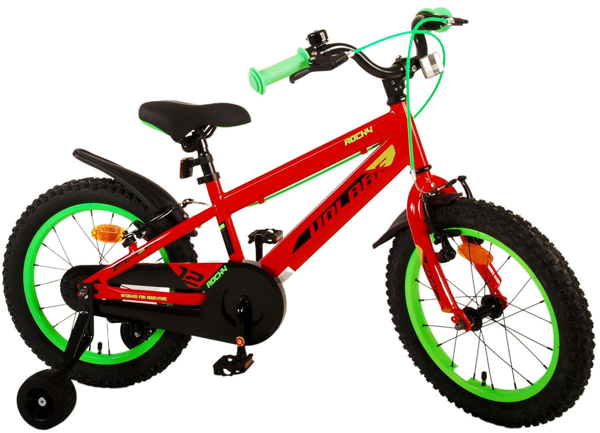 Volare Rocky Kinderfiets Jongens 16 inch Rood Twee handremmen