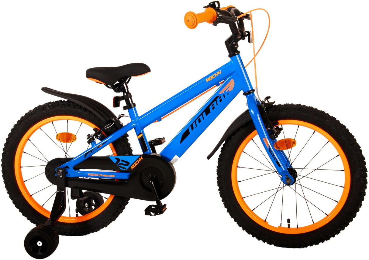 Volare Rocky Children's Bike Boys 18 Inch Blue Two Hand brakes