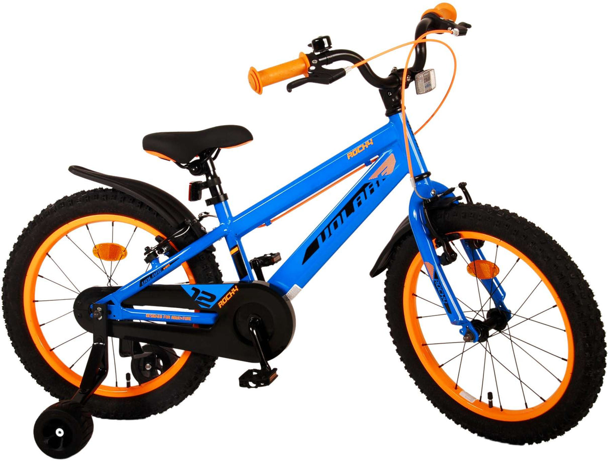 Volare Rocky Children's Bike Boys 18 Inch Blue Two Hand brakes