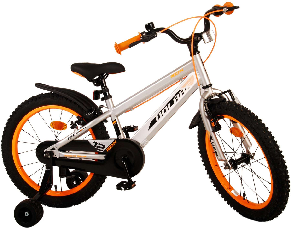 Volare Rocky Kinderfiets Jongens 18 inch Grijs Twee handremmen