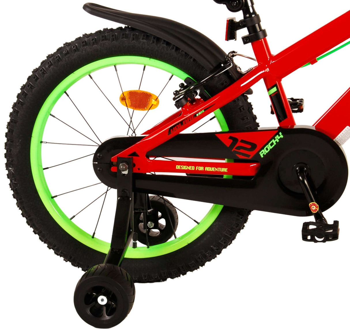 Volare Rocky Children's Bike Boys 18 Inch Red Two Hand brakes